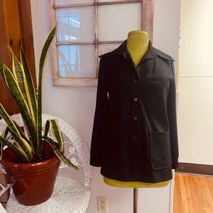 Vintage 70s black button down.